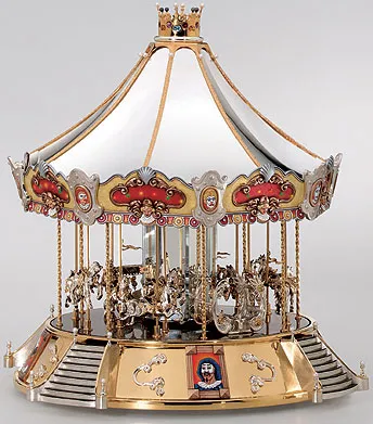 The Kindertraum carousel, made for Wempe’s 125th anniversary