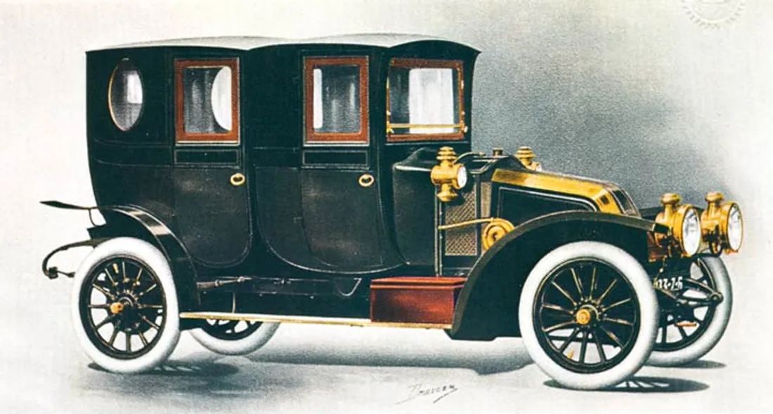 Triple Collage: Austro-Daimler 1931, Rolls Royce Phantom 1931, Renault 1910